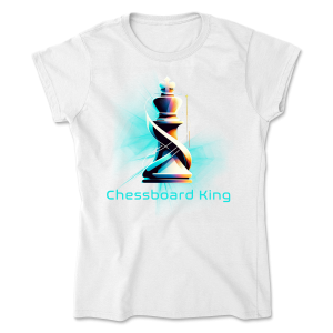 "Chessboard King - Król Szachownicy" -Women’s Tee - Gildan 64000L