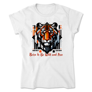 "Born to Be Wild and Free"  - Women’s Tee - Gildan 64000L