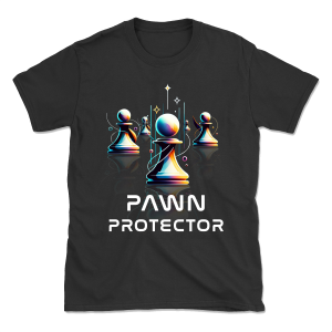 Pawn Protector - Obrońca Pionków  - Gildan 64000 - Męska koszulka