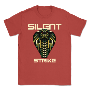 SILENT STRIKE  -  "Cichy Atak" - Gildan 64000 - Męska koszulka