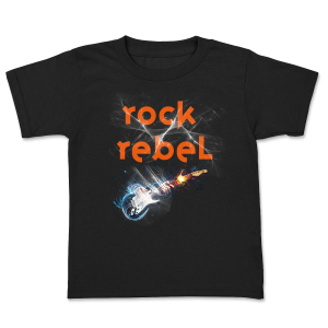 Rock Rebel  - Live loud, Hard Rock -  Koszulka dziecięca - Gildan 5000B  z nadrukiem dwustronnym