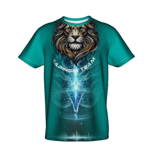 Męska Koszulka Sapiński Team - Limited Edition - Męski T-Shirt Sportowy (AOP)