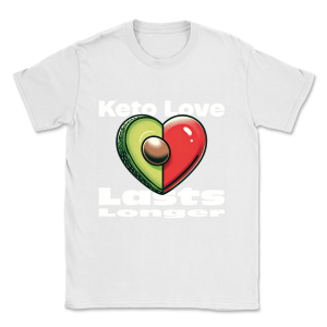 Keto Love Lasts Longer -T-shirt man Gildan 64000L