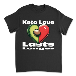 Keto Love Lasts Longer - Męska koszulka Gildan 5000