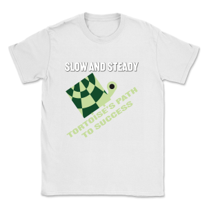 Slow and Steady - Tortoise's Path to Success - Gildan 64000 - Męska koszulka