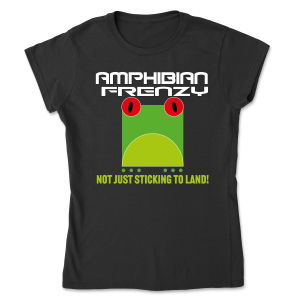 Amphibian Frenzy, Not Just Sticking to Land! - Women’s Tee - Gildan 64000L
