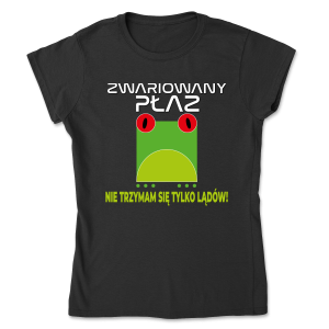 Zwariowany  Płaz-+ Nie trzymam się tylko lądów! - Women’s Tee - Gildan 64000L