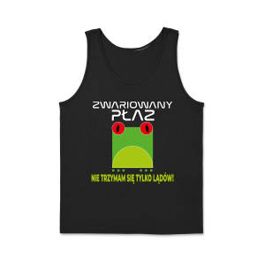 Zwariowany  Płaz- Nie trzymam się tylko lądów!  - Gildan 64200 - Męski Tank Top