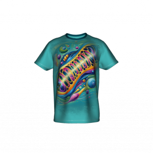 Keto Fuels My Mitochondria - Męski T-Shirt Full Print - Sublimacja