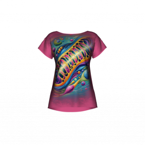 Keto Fuels My Mitochondria  - Kobieca koszulka Full Print - bawełna- magenta