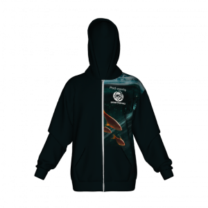 Zatopiony Świat - Rozpinana bluza Full Print Unisex z bawełny